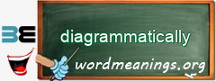 WordMeaning blackboard for diagrammatically